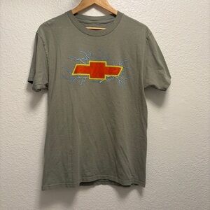 Gm Chevrolet Blazer T-shirt Men’s Size Medium Green Printed Cotton Chevy Tee
